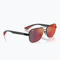 Napszemüveg Ray-Ban Rb8336M Scuderia matt black/dark grey mirror blue/red