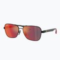 Napszemüveg Ray-Ban Rb8336M Scuderia matt black/dark grey mirror blue/red 4