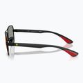 Napszemüveg Ray-Ban Rb8336M Scuderia matt black/dark grey mirror blue/red 6