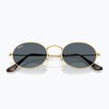 Napszemüveg Ray-Ban Oval arista gold/blue 3