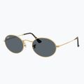 Napszemüveg Ray-Ban Oval arista gold/blue 4