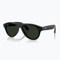 Kamerás szemüveg Ray-Ban Meta Aviator shiny black/trs g. green 8