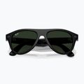 Kamerás szemüveg Ray-Ban Meta Aviator shiny black/trs g. green 9