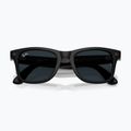 Kamerás szemüveg Ray-Ban Meta Wayfarer shiny black/trs grey 9