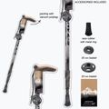 Nordic walking bot Fizan Classic Micro szürke 3