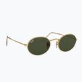 Napszemüveg Ray-Ban Oval arista gold/green g-15