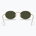 Napszemüveg Ray-Ban Oval arista gold/green g-15 5