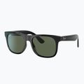 Gyerek napszemüveg Ray-Ban Justin black/dark green 4