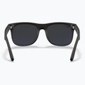 Gyerek napszemüveg Ray-Ban Justin matt rubber black/blue mirror 4