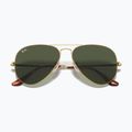 Napszemüveg Ray-Ban Aviator Metal II gold arista/green g-15 3