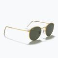 Napszemüveg Ray-Ban Round Metal gold/green g-15 4