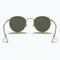 Napszemüveg Ray-Ban Round Metal gold/green g-15 5