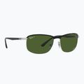 Napszemüveg Ray-Ban Rb3671 Polarized+ Lenses black silver/dark green polarized+