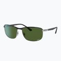 Napszemüveg Ray-Ban Rb3671 Polarized+ Lenses black silver/dark green polarized+ 4