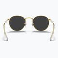 Napszemüveg Ray-Ban Round Metal gold/black polarized 5