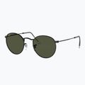 Napszemüveg Ray-Ban Round Metal black/green g-15 4
