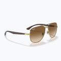 Napszemüveg Ray-Ban RB3683 arista gold/brown 4