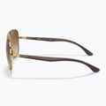 Napszemüveg Ray-Ban RB3683 arista gold/brown 7