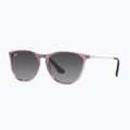 Gyerek napszemüveg Ray-Ban Erika transparent violet/grey gradient 4