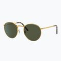 Napszemüveg Ray-Ban New Round gold/green 4