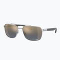 Napszemüveg Ray-Ban RB3701 Polarized+ Lenses silver/blue gold polarized+ 4