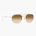 Napszemüveg Ray-Ban RB3707 Polarized+ Lenses arista gold/brown