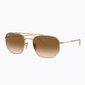 Napszemüveg Ray-Ban RB3707 Polarized+ Lenses arista gold/brown 4