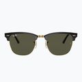 Napszemüveg Ray-Ban Clubmaster Classic black/gold/green g-15 2