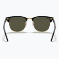 Napszemüveg Ray-Ban Clubmaster Classic black/gold/green g-15 5