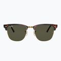 Napszemüveg Ray-Ban Clubmaster Classic tortoiseshell/gold/green g-15 2