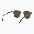 Napszemüveg Ray-Ban Clubmaster Classic tortoiseshell/gold/green g-15 6