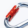 Climbing Technology Hms Snappy Cf Tg/Triplex karabiner L4610006 Bś ezüst/piros 2C46100YRC 3