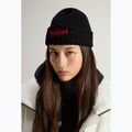 Férfi téli sapka Woolrich Merino Wool Logo Beanie black 5