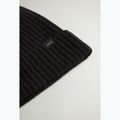 Férfi téli sapka Woolrich Knitted Ribbed Beanie black 4