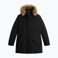 Férfi Woolrich Polar magas nyakú szőrme kabát fekete 5