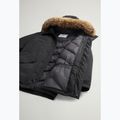 Férfi Woolrich Polar magas nyakú szőrme kabát fekete 6