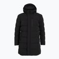 Férfi Woolrich Matt Stretch Hosszú Puffer dzseki fekete 6