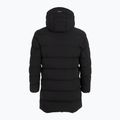 Férfi Woolrich Matt Stretch Hosszú Puffer dzseki fekete 7