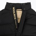 Férfi Woolrich Matt Stretch Hosszú Puffer dzseki fekete 12