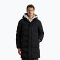 Férfi Woolrich Matt Stretch Hosszú Puffer dzseki fekete