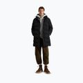 Férfi Woolrich Matt Stretch Hosszú Puffer dzseki fekete 2