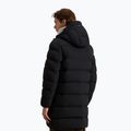 Férfi Woolrich Matt Stretch Hosszú Puffer dzseki fekete 3