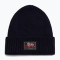 Férfi téli sapka Woolrich Legacy Patch Beanie melton blue