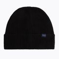 Férfi téli sapka Woolrich Knitted Ribbed Beanie black