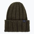 Női téli sapka Woolrich Chunky Beanie dark green