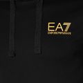 Férfi pulóver EA7 Emporio Armani Train Logo Series Hoodie Extended Logo Coft black/gold logo 7
