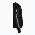 Férfi pulóver EA7 Emporio Armani Train Logo Series Hoodie Extended Logo Coft black/gold logo 8