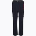 Női trekking nadrág CMP Zip Off fekete/rózsaszín 3T51446