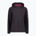 Női CMP Zip softshell kabát fekete/rózsaszín 39A5006/05UG 6