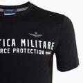 Férfi póló Aeronautica Militare Heritage jet black 3